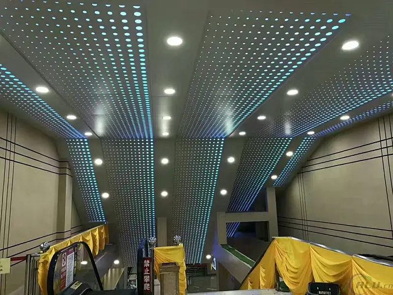 In what fields are perforated panels used?